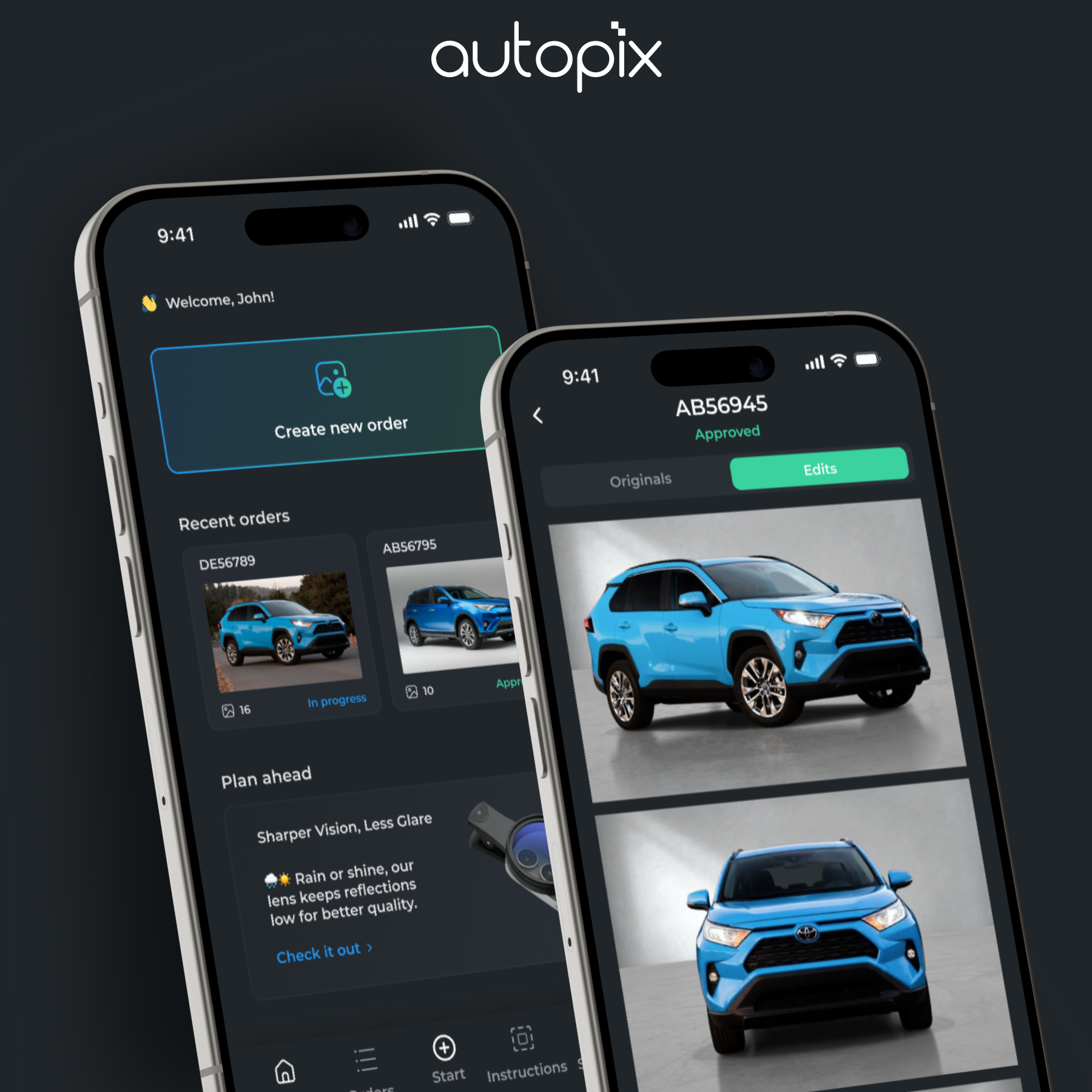3 gratis ordre i Autopix-appen