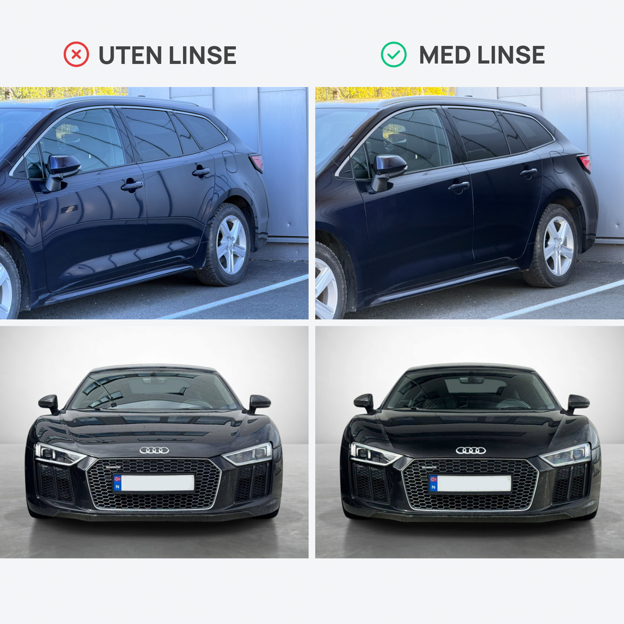 Autopix polariseringslinse